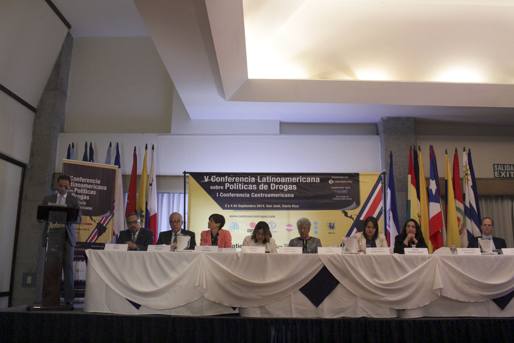 Apertura de la V Conferencia Latinoamericana y I Centroamericana sobre Políticas de Drogas